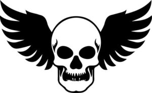 Skull With Wings