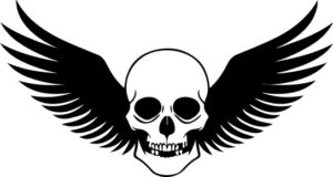 Skull With Wings