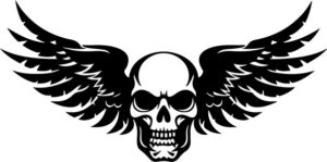 Skull With Wings