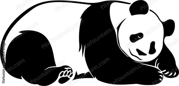 Sleeping Giant Panda
