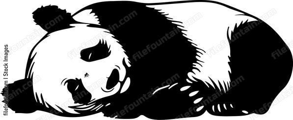 Sleeping Giant Panda
