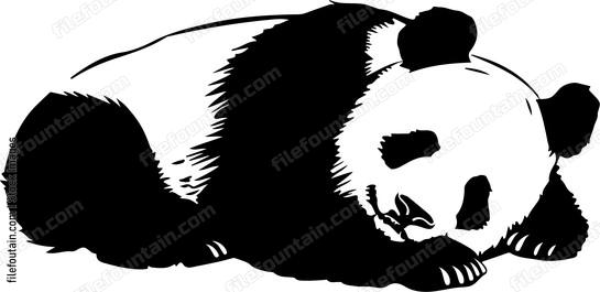 Sleeping Panda