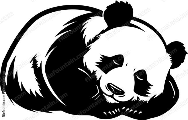 Sleeping Panda