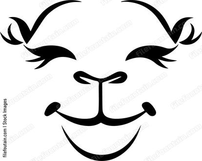 Smiling Camel Face