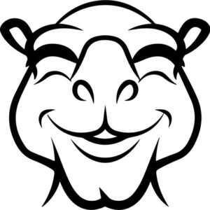 Smiling Camel Face