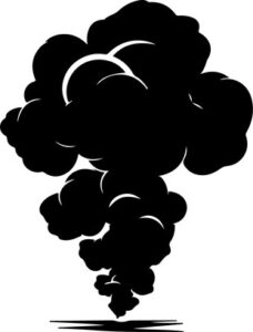 Smoke Vapor Air Explosion
