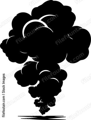 Smoke Vapor Air Explosion