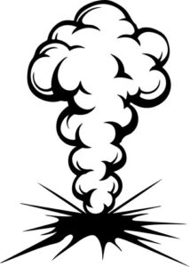 Smoke Vapor Air Explosion