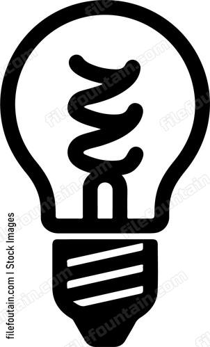Spiral Light Bulb