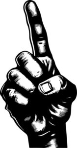 Straight Pointing Finger