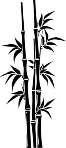 stylized bamboo plant