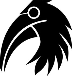 stylized toucan head
