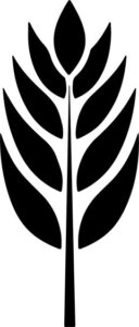 stylized wheat stalk