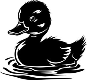 Swimming Duckling Baby