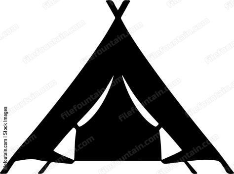 Teepee tent camping outdoors
