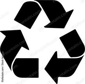 Three arrows forming triangle