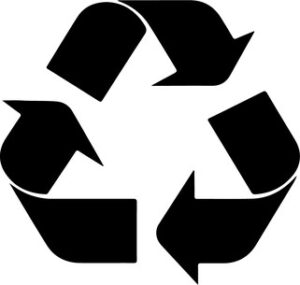 Three arrows forming triangle