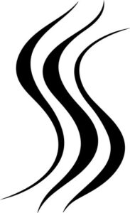 Three wavy lines