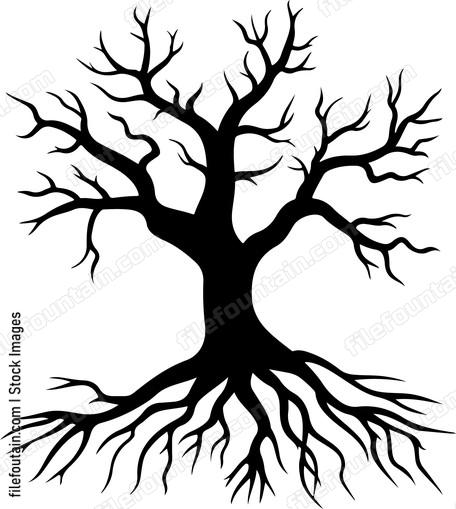 Tree with roots