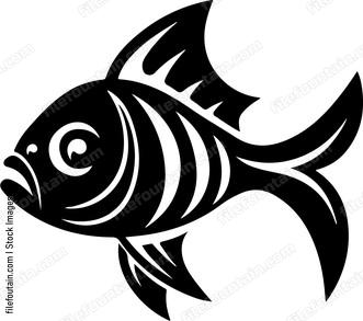 Tribal fish design