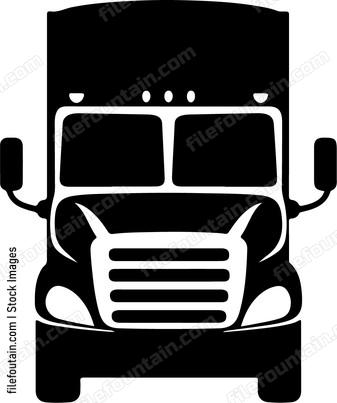 Truck front view