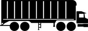 Truck with container