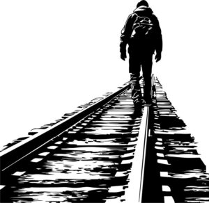 Walking On Rail Tracks