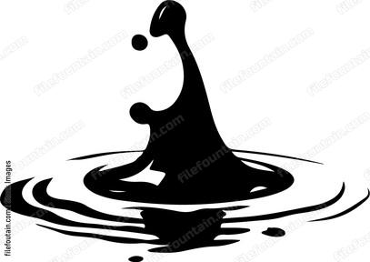 Water Dropping Into Puddle
