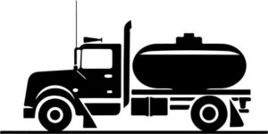 Water tanker truck vehicle
