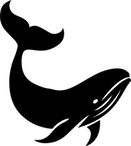 whale jumping out of water