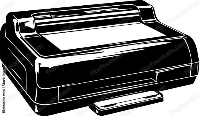 Wide Printer Machine